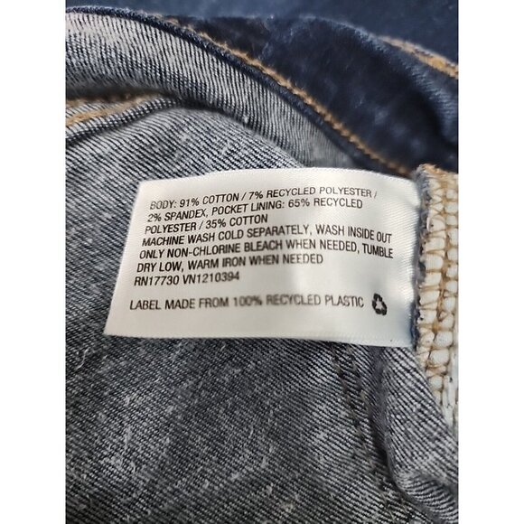 Universal Thread Jeans Womens  Mid Rise Skinny Distressed Denim Pants 2 26 - Picture 7 of 8